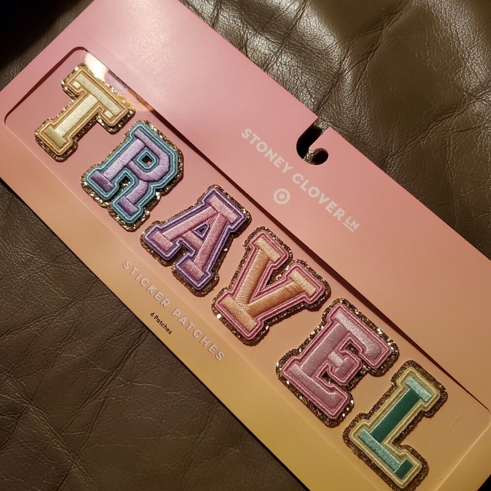 STONEY CLOVER LANE X TARGET COLLAB TRAVEL PATCHES NWT 6 PACK PC SET RAINBOW - Picture 6 of 8